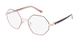 GAFAS GRADUADAS niños MAGIC JUDITH rojo/dorado - vista de frente
