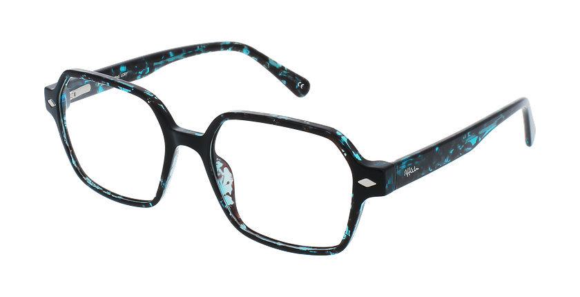 GAFAS GRADUADAS mujer LORY azul/carey azul - vista de frente