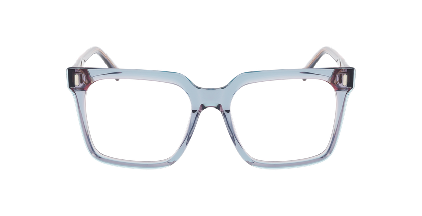 GAFAS GRADUADAS mujer CARACTÈRES PASSIONNÉE azul/morado - vista de frente