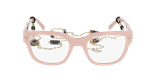 GAFAS GRADUADAS mujer CARACTÈRES AUDACIEUSE rosa/dorado - vista de frente