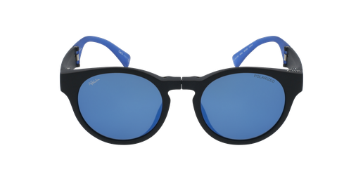 Gafas de sol mujer SLALOM negro/azul vista de frente