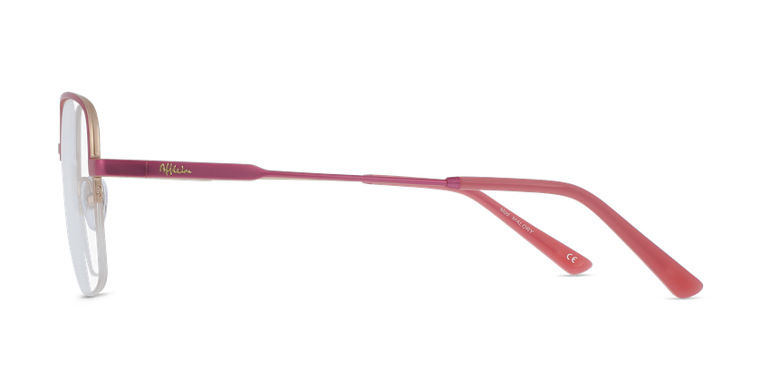 GAFAS GRADUADAS mujer MALORY rosa/dorado - vista de frente