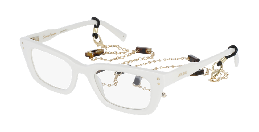 GAFAS GRADUADAS mujer CARACTÈRES CRÉATIVE blanco - vista de frente