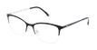 GAFAS GRADUADAS mujer MAGIC 113 negro/dorado - vista de frente