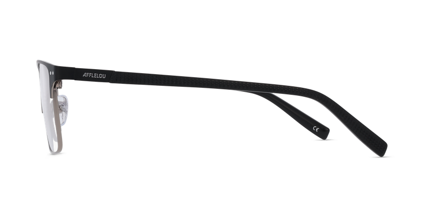 GAFAS GRADUADAS hombre BAPTISTE negro/plateado - vista de frente