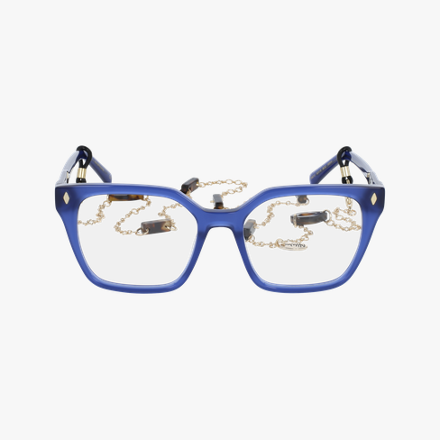 GAFAS GRADUADAS mujer CARACTÈRES EFFRONTÉE azul/morado vista de frente