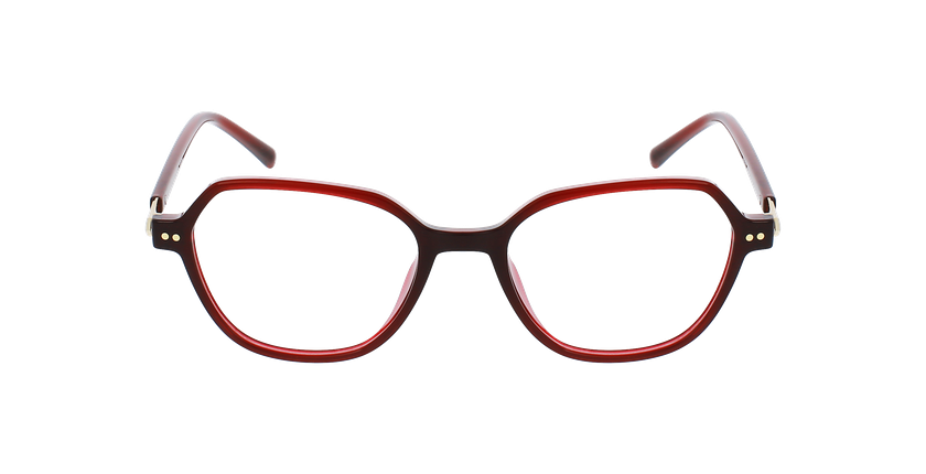 GAFAS GRADUADAS mujer ARMELLE rojo - vista de frente