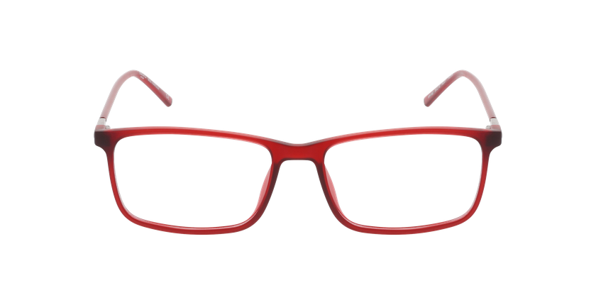 GAFAS GRADUADAS hombre HAROLD rojo - vista de frente