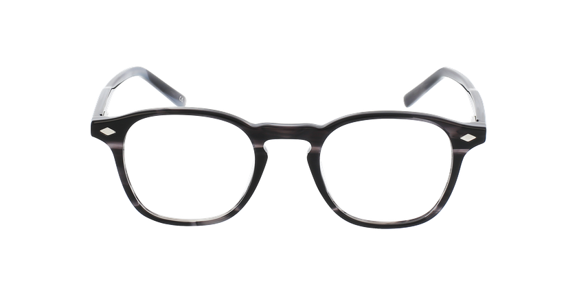 GAFAS GRADUADAS hombre MAGIC 163 negro/negro / marrón - vista de frente