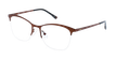 GAFAS GRADUADAS mujer MAGIC 115 marrón - vista de frente