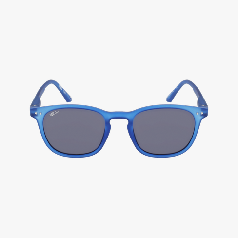 GAFAS DE SOL niños VALME azul/azul oscuro mate vista de frente
