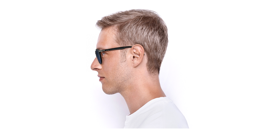 GAFAS DE SOL hombre 0PO3152S negro - vista de lado