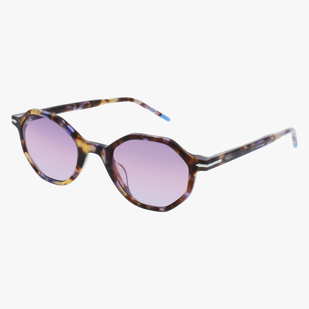 GAFAS DE SOL mujer JUSSY carey/morado - vista de frente