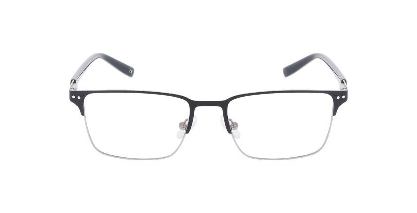 GAFAS GRADUADAS hombre BAPTISTE negro/plateado - vista de frente