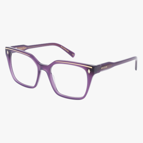 GAFAS GRADUADAS mujer CARACTÈRES FIL D'OR EFFRONTÉE morado/dorado