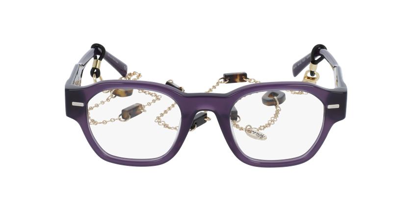 GAFAS GRADUADAS mujer CARACTÈRES AUTHENTIQUE morado - vista de frente