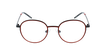 GAFAS GRADUADAS hombre MAGIC 155 negro/rojo - vista de frente