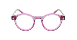 GAFAS GRADUADAS mujer CARACTÈRES DISCRÈTE rosa - vista de frente