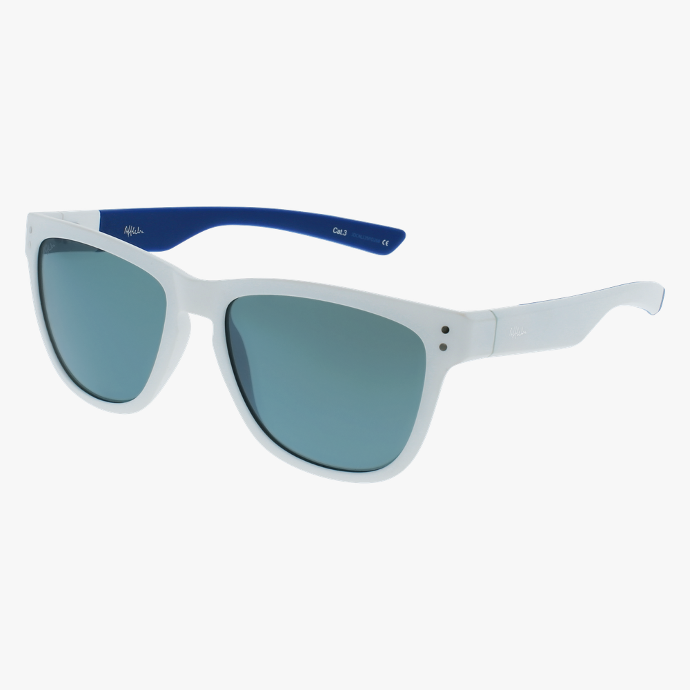 GAFAS DE SOL mujer POLARIZED WILD blanco/azul - vista de frente