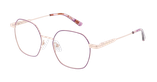 GAFAS GRADUADAS niños CALISTA morado/dorado - vista de frente