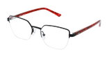 GAFAS GRADUADAS mujer SYLLIA negro - vista de frente