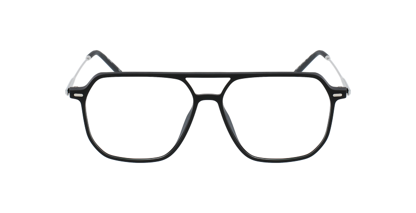 GAFAS GRADUADAS hombre ALAN negro/plateado - vista de frente