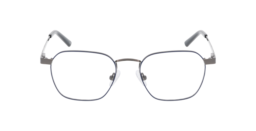GAFAS GRADUADAS hombre FEDERICO azul/plateado - vista de frente