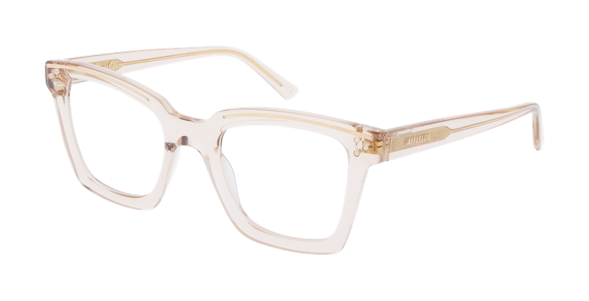 GAFAS GRADUADAS mujer CARACTÈRES FIL D'OR MYSTÉRIEUSE marrón - vista de frente