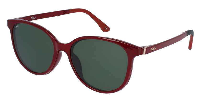 GAFAS GRADUADAS mujer MAGIC 29 BLUE BLOCK rojo - vue de 3/4