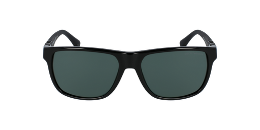 GAFAS DE SOL hombre 0EA4035 negro brillante vista de frente