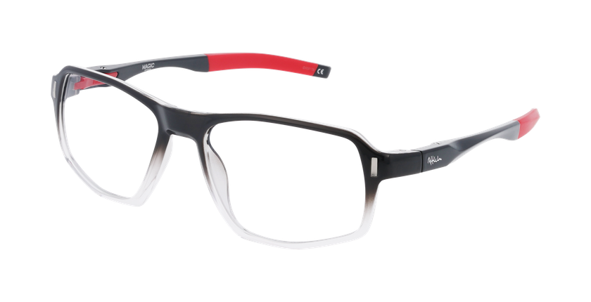 GAFAS GRADUADAS hombre MAGIC270 negro/blanco - vista de frente