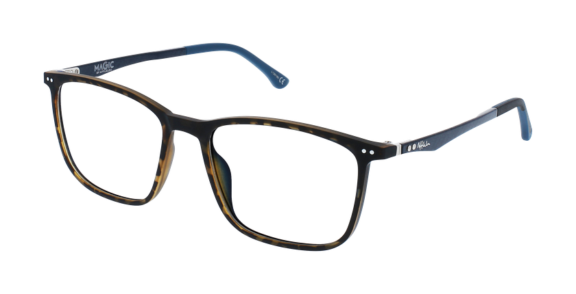 GAFAS GRADUADAS hombre MAGIC 124 CARBONE carey/azul - vista de frente