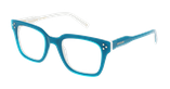 GAFAS GRADUADAS mujer CARACTÈRES EXPRESSIVE azul - vista de frente