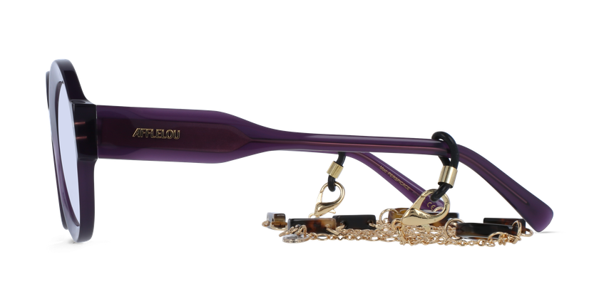 GAFAS GRADUADAS mujer CARACTÈRES PERSPICACE morado - vista de frente
