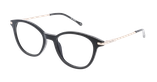 GAFAS GRADUADAS mujer GEORGIA negro - vista de frente
