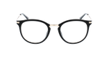 GAFAS GRADUADAS mujer NAWELL negro/dorado - vista de frente