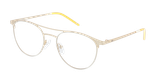 GAFAS GRADUADAS mujer MAGIC 151 blanco/dorado - vista de frente