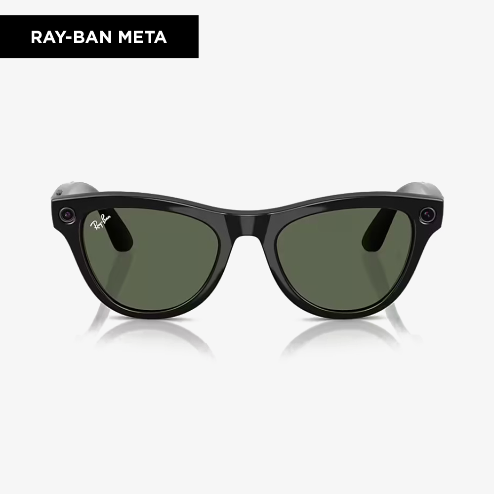 GAFAS DE SOL Meta Skyler Básico negro - vista de frente