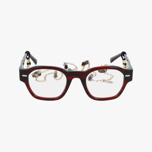 GAFAS GRADUADAS mujer CARACTÈRES AUTHENTIQUE rojo marmoleado