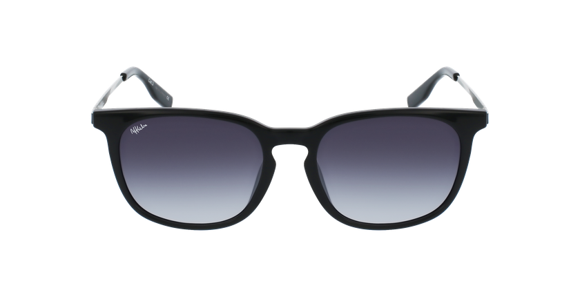 GAFAS DE SOL hombre OZANES negro/plateado - vista de frente