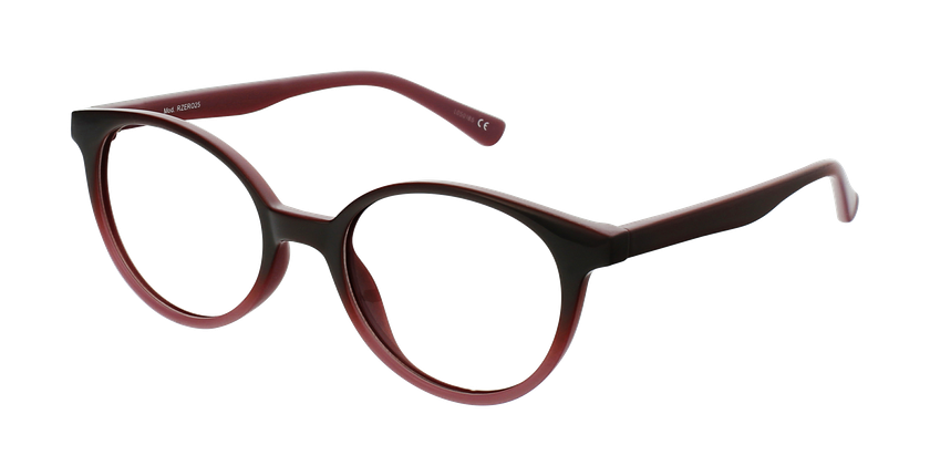 GAFAS GRADUADAS niños RZERO25 rosa/marrón - vista de frente