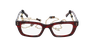 GAFAS GRADUADAS mujer CARACTÈRES CRÉATIVE rojo marmoleado