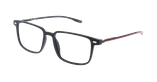 GAFAS GRADUADAS hombre MAGIC243 negro/rojo - vista de frente
