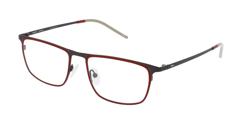 GAFAS GRADUADAS hombre MAGIC 157 rojo/gris - vista de frente