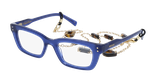 GAFAS GRADUADAS mujer CARACTÈRES CRÉATIVE azul/morado - vista de frente