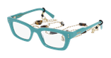 GAFAS GRADUADAS mujer CARACTÈRES CRÉATIVE verde - vista de frente