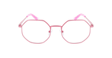 GAFAS GRADUADAS mujer RZERO40 rosa/dorado - vista de frente