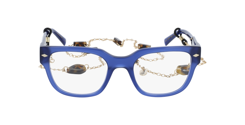 GAFAS GRADUADAS mujer CARACTÈRES AUDACIEUSE azul/morado - vista de frente
