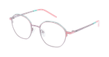 GAFAS GRADUADAS mujer MAGIC 152 morado frozen/verde - vista de frente