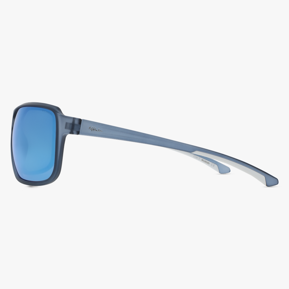 GAFAS DE SOL hombre MASON POLARIZED azul oscuro mate/blanco - vista de frente